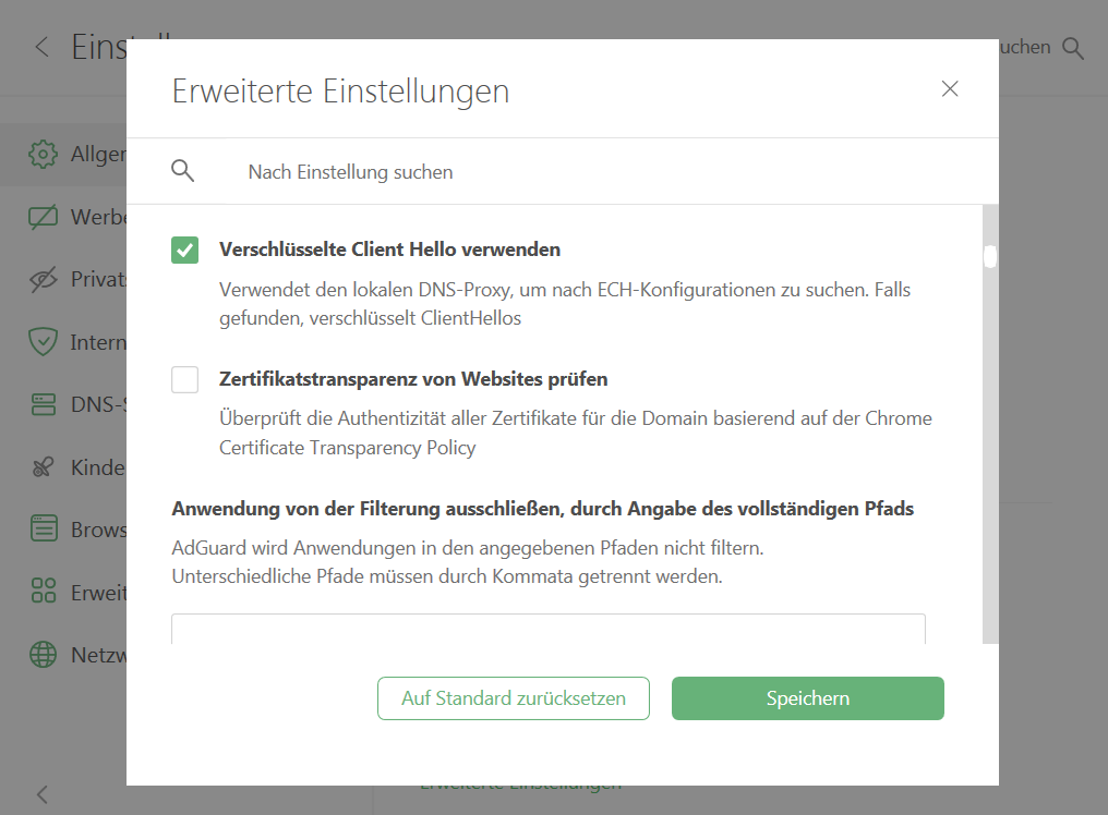 Unterst&uuml;tzung von Encrypted ClientHello