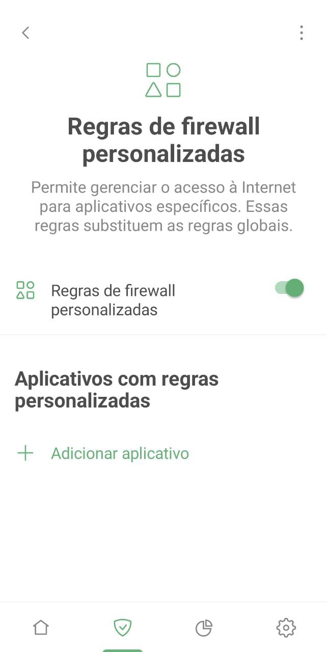 Regras de firewall personalizadas *mobile_border
