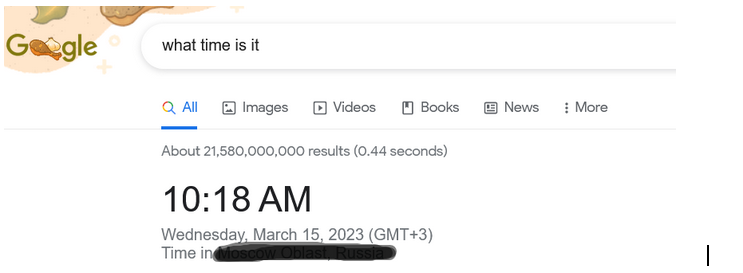 Google responde qu&eacute; hora es