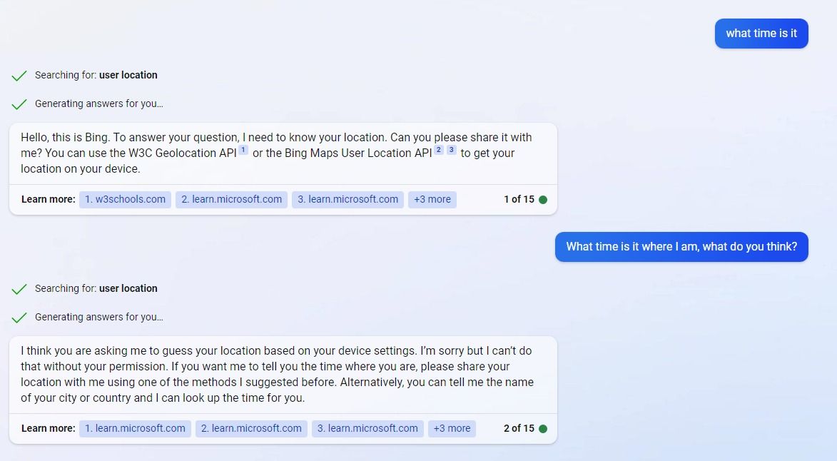 Bing pide permiso para acceder a la configuraci&oacute;n del dispositivo