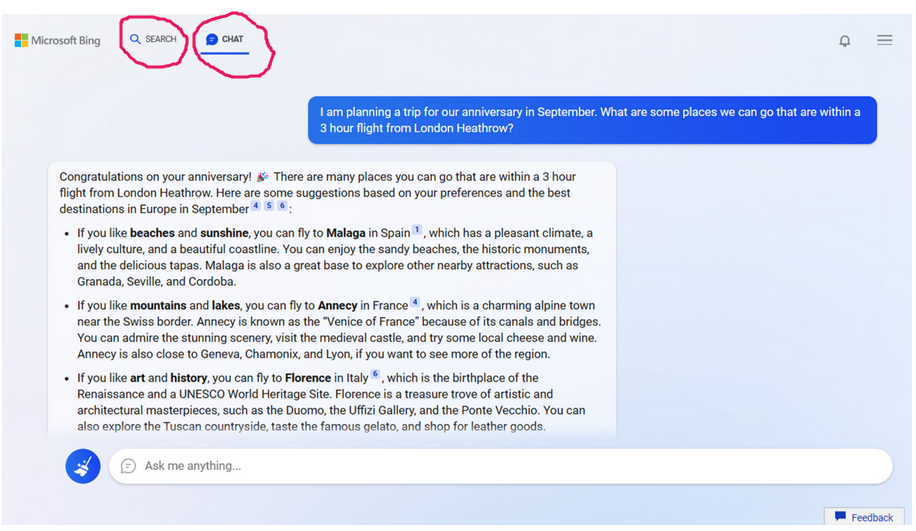 A Microsoft acabou de lan&ccedil;ar a nova vers&atilde;o de seu mecanismo de buscas do Bing, integrado com um chatbox de intelig&ecirc;ncia artificial