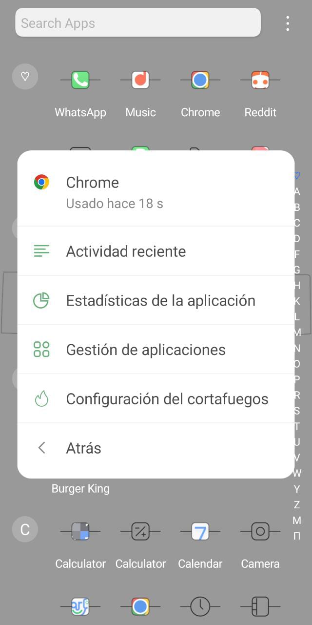 Men&uacute; del Asistente para Chrome *mobile_border