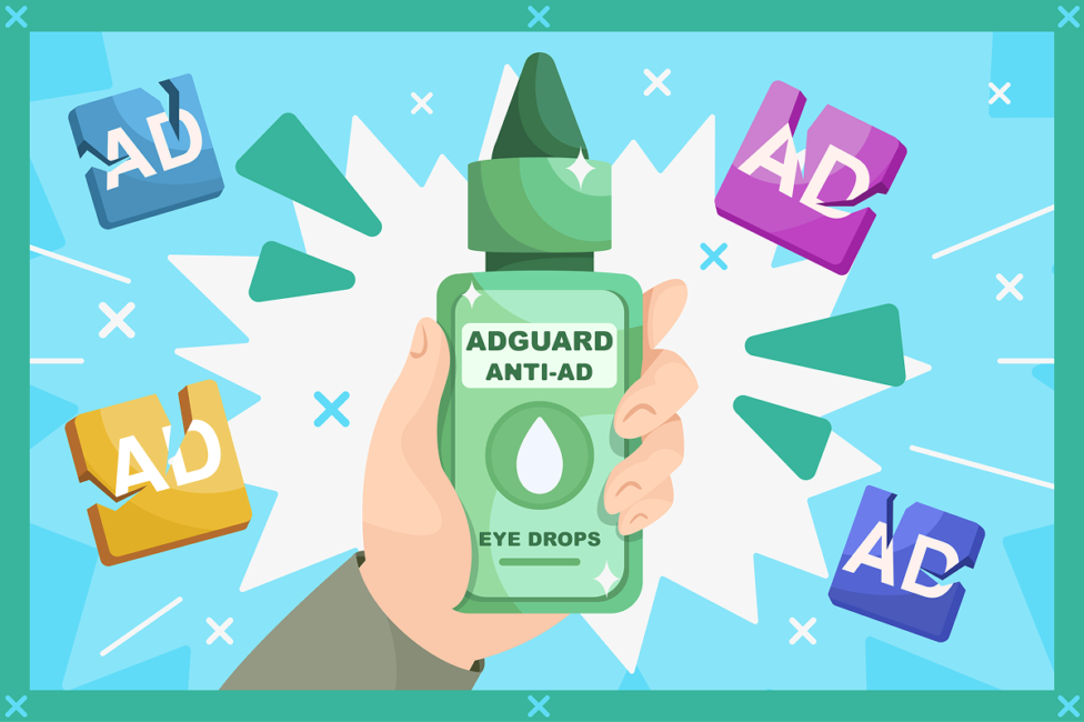 AdGuard представляет первые в мире глазные капли, убирающие рекламу