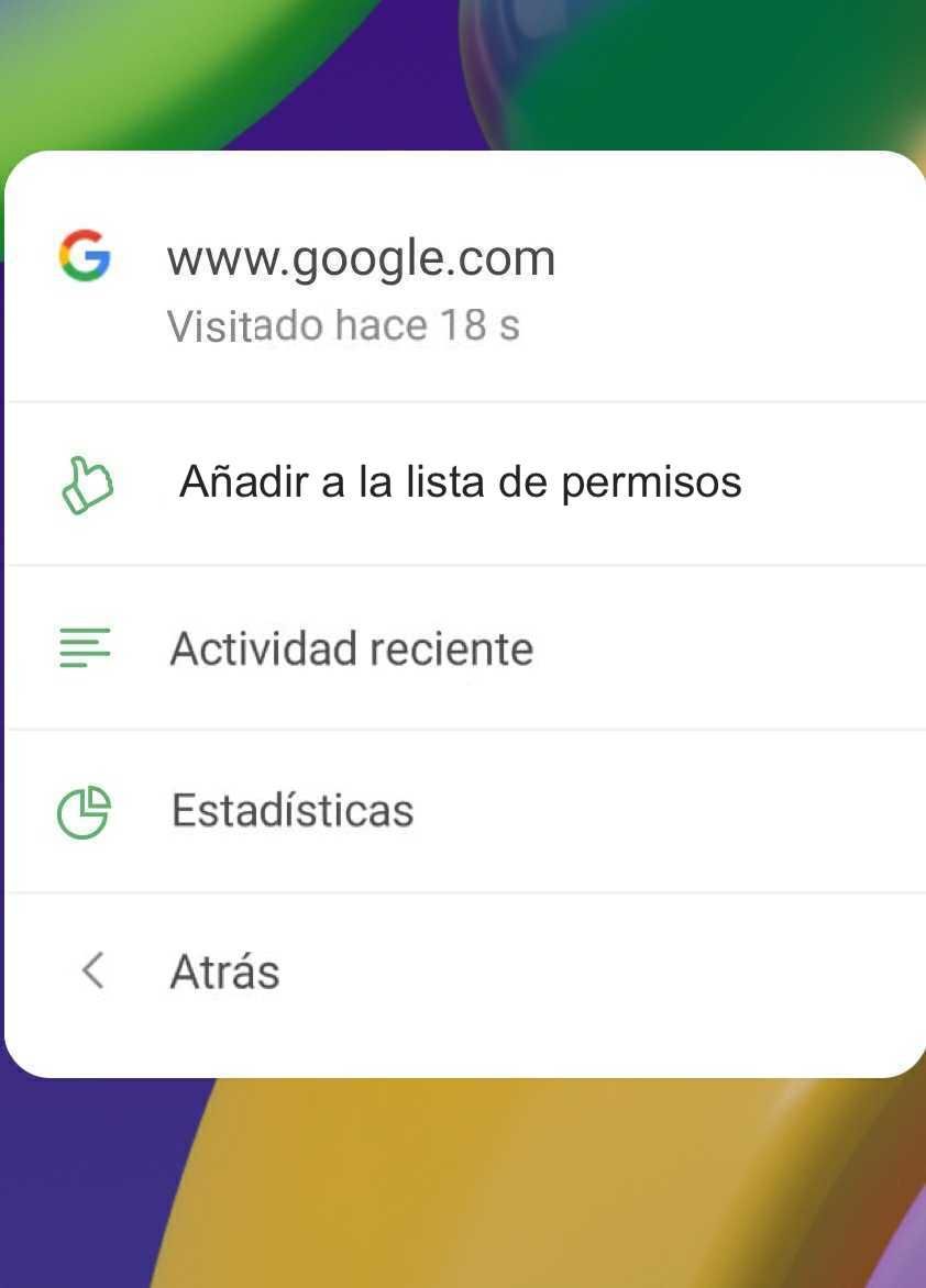 Informaci&oacute;n del Asistente sobre google.com *mobile_border