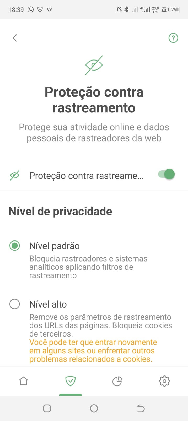 Prote&ccedil;&atilde;o contra rastreamento *mobile_border