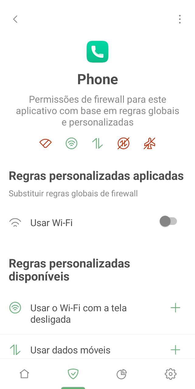 Regra adicionada *mobile_border