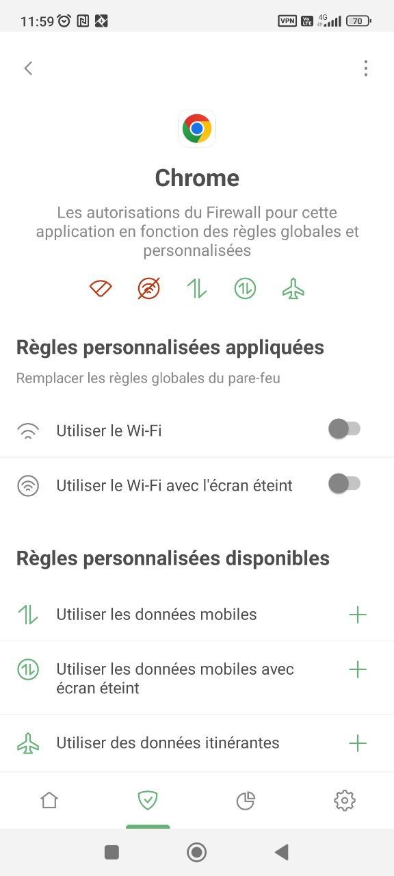 Pare-feu : Chrome *mobile_border