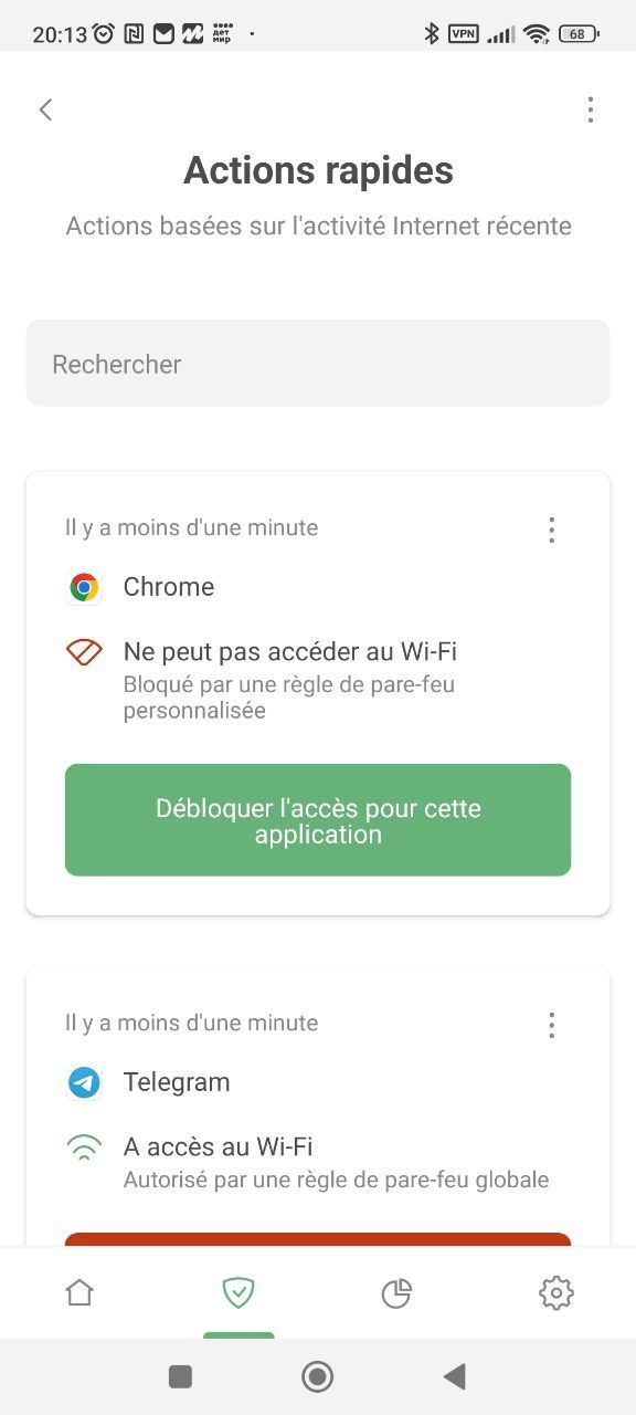 Actions rapides *mobile_border