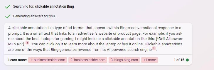 Bing te ofrece m&aacute;s informaci&oacute;n sobre los formatos publicitarios