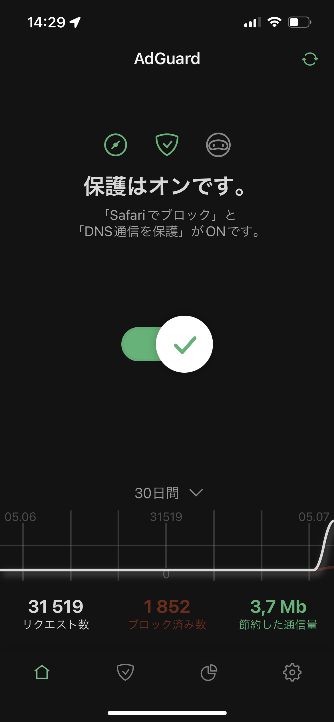 ホーム画面 *mobile