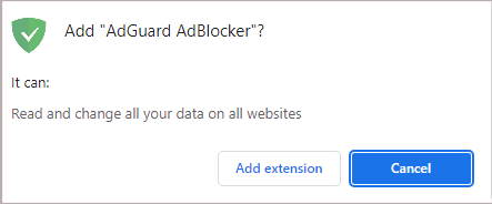 Permiss&otilde;es AdGuard