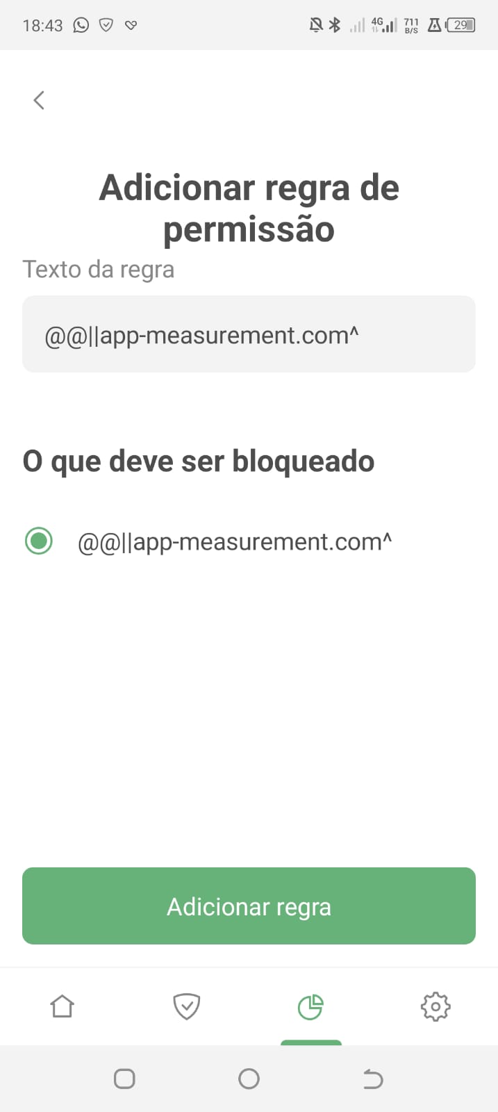 Adicionando uma regra a partir dos par&acirc;metros de solicita&ccedil;&otilde;es *mobile_border