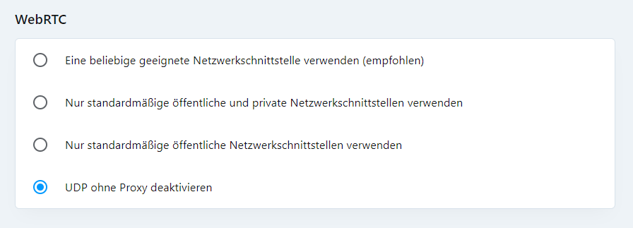 Opera: WebRTC