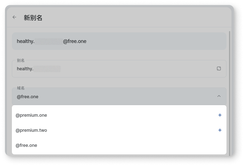 Premium domains