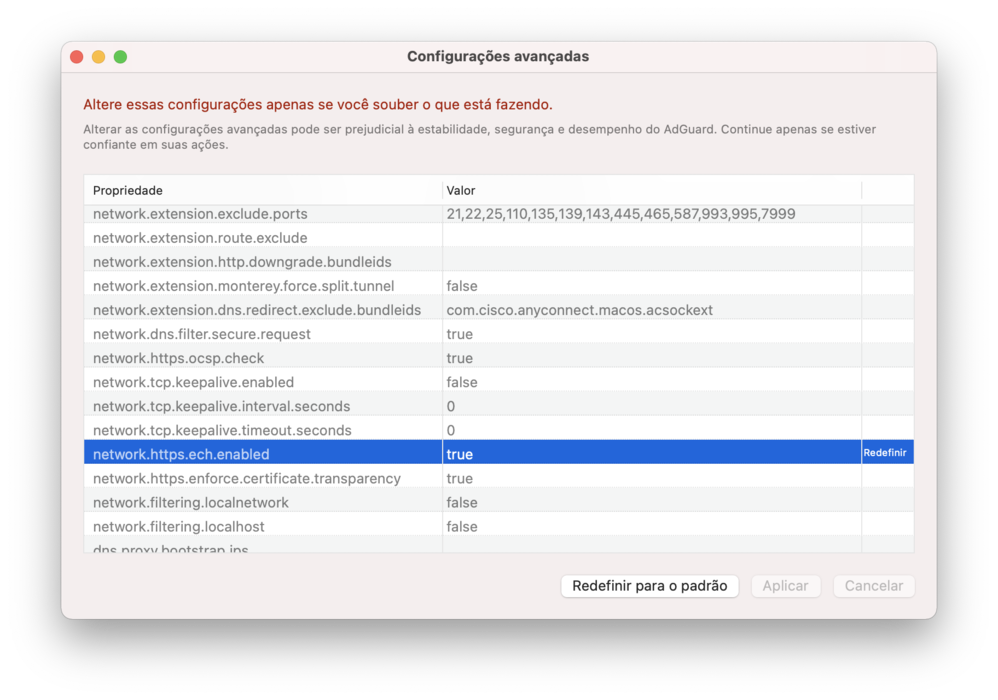 Como ativar o apoio ECH