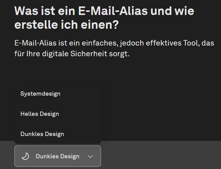 Dunkles Design