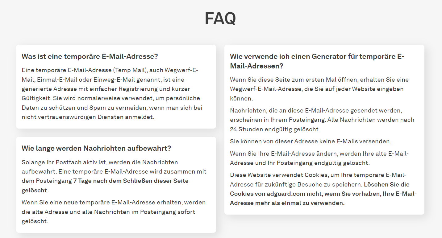 FAQ
