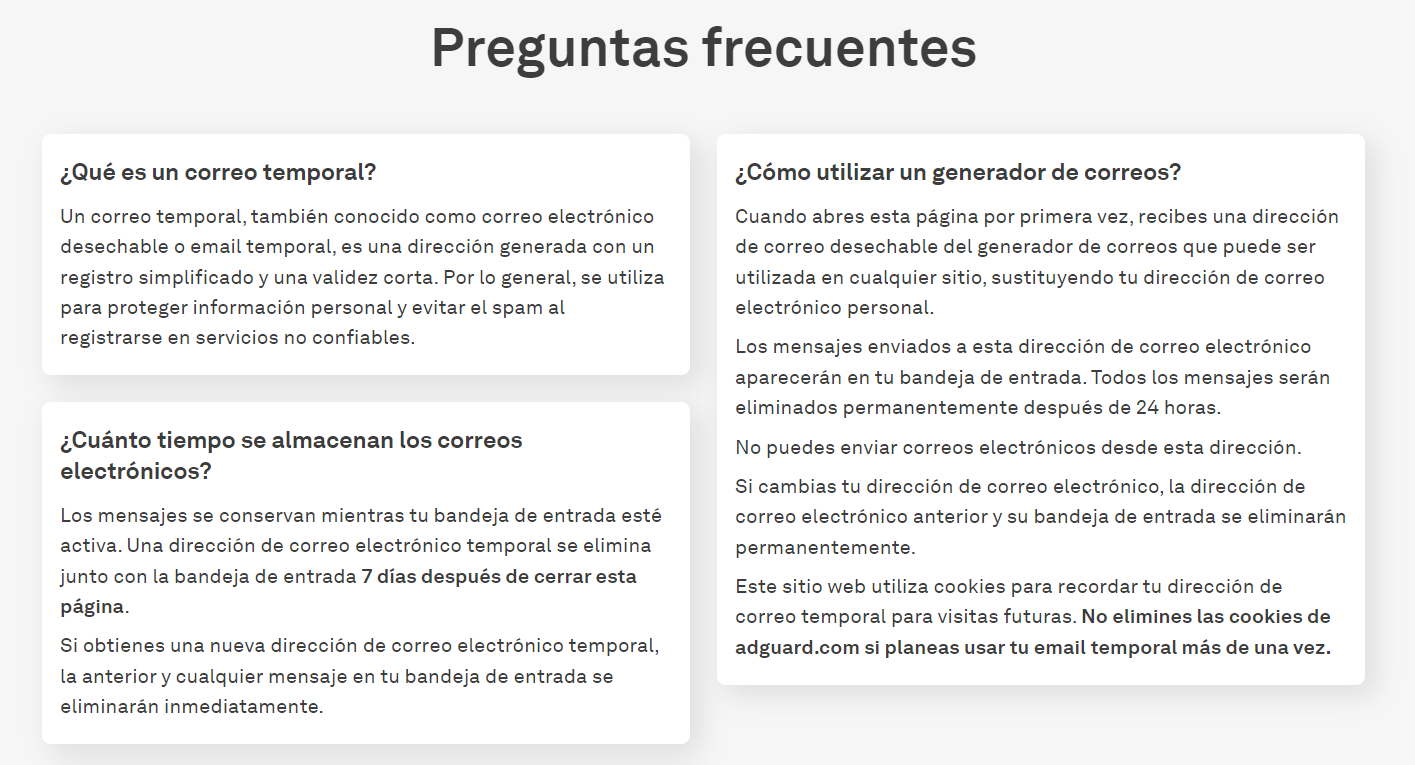 Preguntas frecuentes