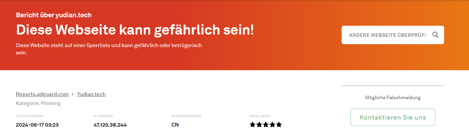 Sicherheitscheck