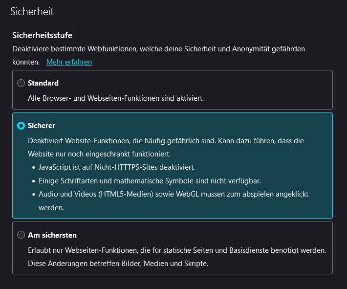 Tor: Sicherheit